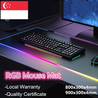 [SG] RGB Gaming MousePad, 14 LED Color Backlit large desk mat mouse pad Waterproof mouse pad