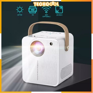 Smart LED Projector Home with Speaker 1080P Wireless Screen Mirroring Portable Wifi Outdoor Movie Projector