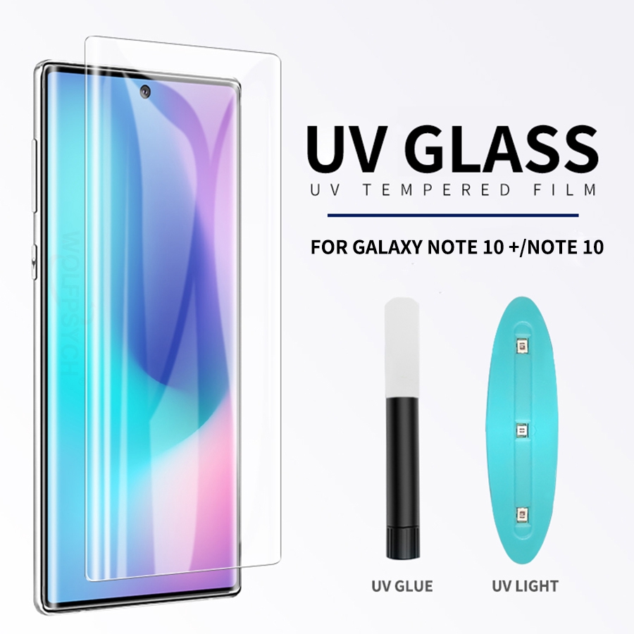 For Samsung Galaxy Note 10 Plus Liquid Screen Protector UV Glue