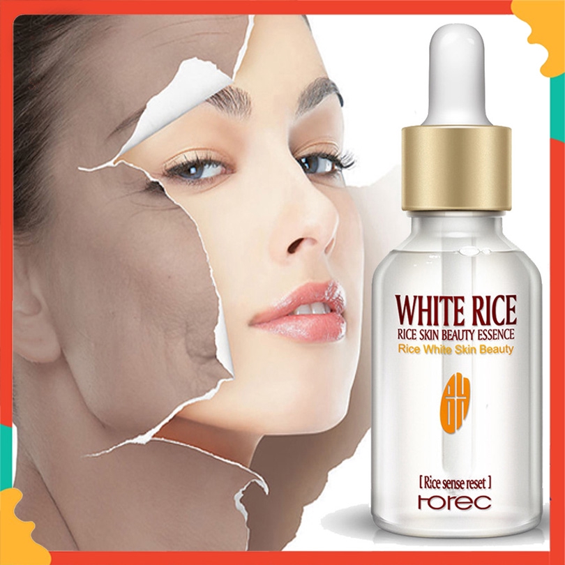 authentic rorec white rice serum