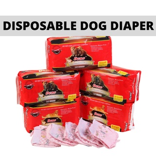 DONO Disposable Pet Diapers Wraps for Female/ Male Dogs Super Absorbent