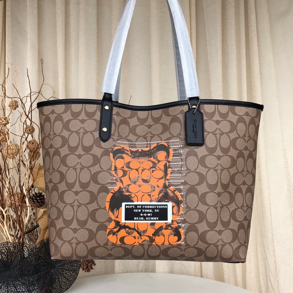 coach flower handbag