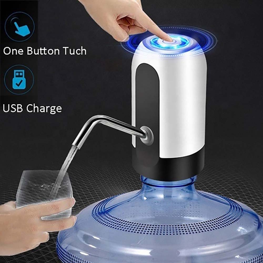 [SG] Electric Automatic Water Dispenser Pump Smart Rechargeable USB Charging Automatic Drinking Water Bottle Pump