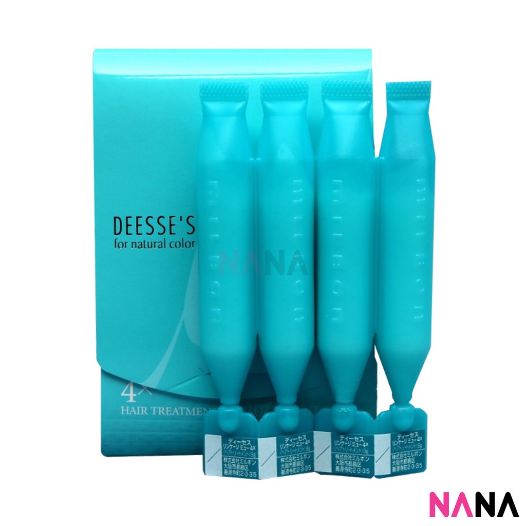 Milbon Deesse S Hair Treatment Mu4x 9g X 4pcs For Coarse Hair