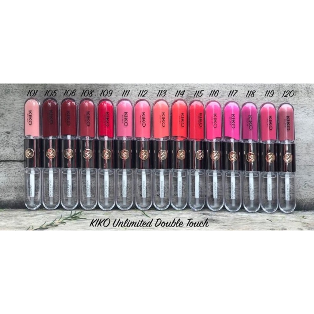 Kiko Milano Unlimited Double Touch Liquid Lipstick Shopee Singapore 2407