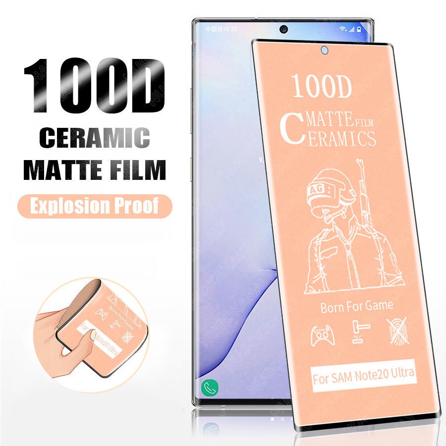 100D Full Glue Soft Ceramic Screen Protector Film OPPO Find X2 X3 Pro/RENO  5 Pro 5G Matte Clear Ceramics Glass | Shopee Singapore