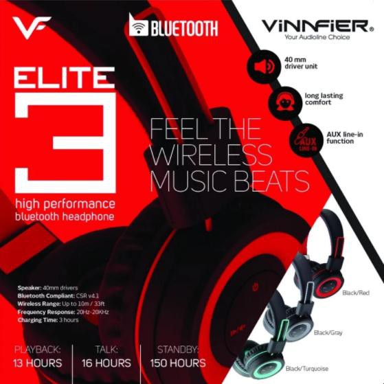 high performance wireless headphones with built in mic