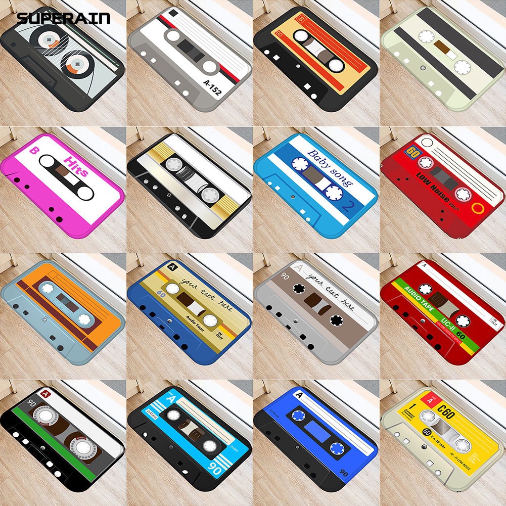 Superain Classic Tape Flannel Non Slip Water Absorption Carpet