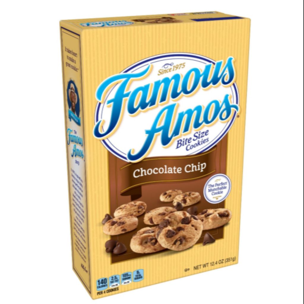 Famous Amos Chocolate Chip Chocolate Chip Pe Cans Cookies Bite Size 351g Family Size 518g Chocolate Chip Shopee Singapore