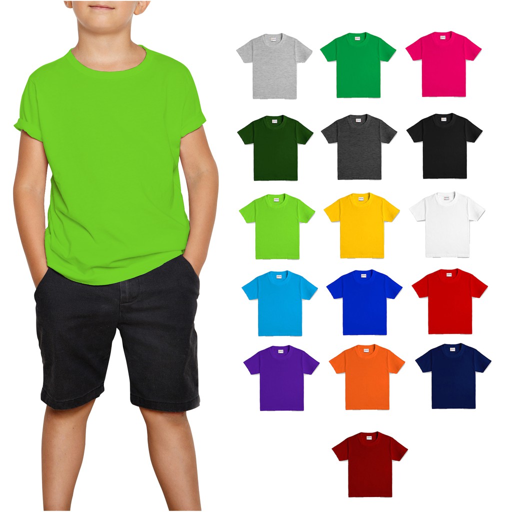 plain green t shirt kids