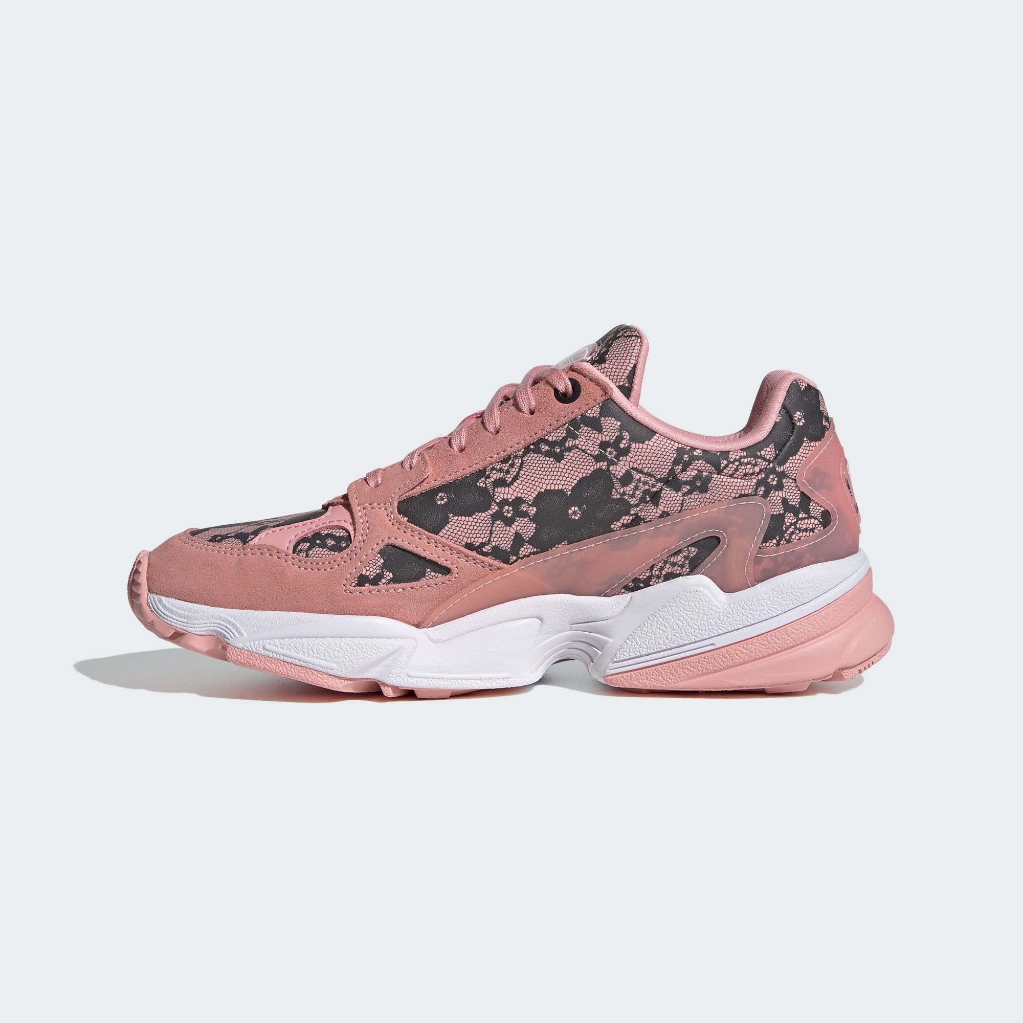 adidas falcon pink and white