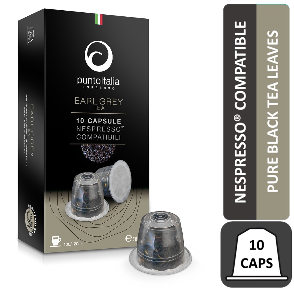 Punto Italia Espresso Earl Grey Nespresso Tea Capsules Shopee Singapore