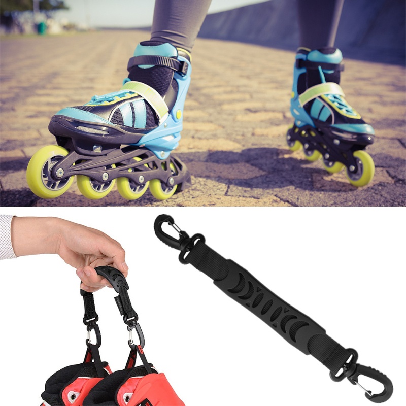 12inch Long Roller Skates Carrier Strap with Two Hooks for Skiing Skating