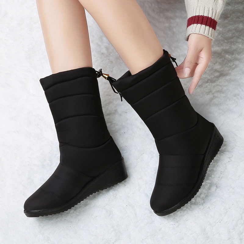 warm black boots for women