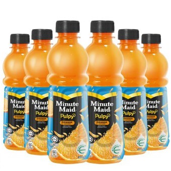 Minute Maid Pulpy Orange 24 X 300ml Bottle Free Delivery Within 3 Working Days Shopee Singapore