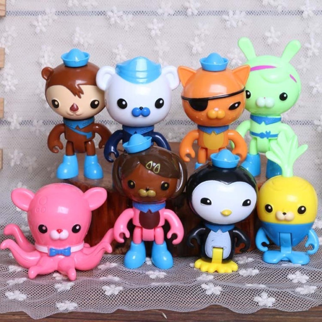 Octonauts Cake Toppers / Figurines (8 Pcs A Set) | Shopee Singapore