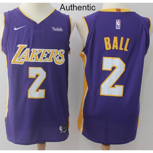authentic lonzo ball jersey
