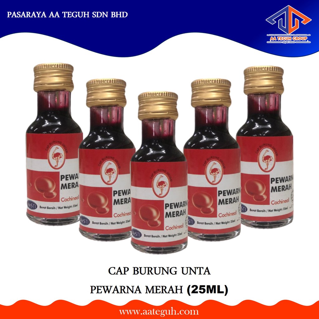 Cap Teko Pewarna Merah Oren 20gm Shopee Singapore