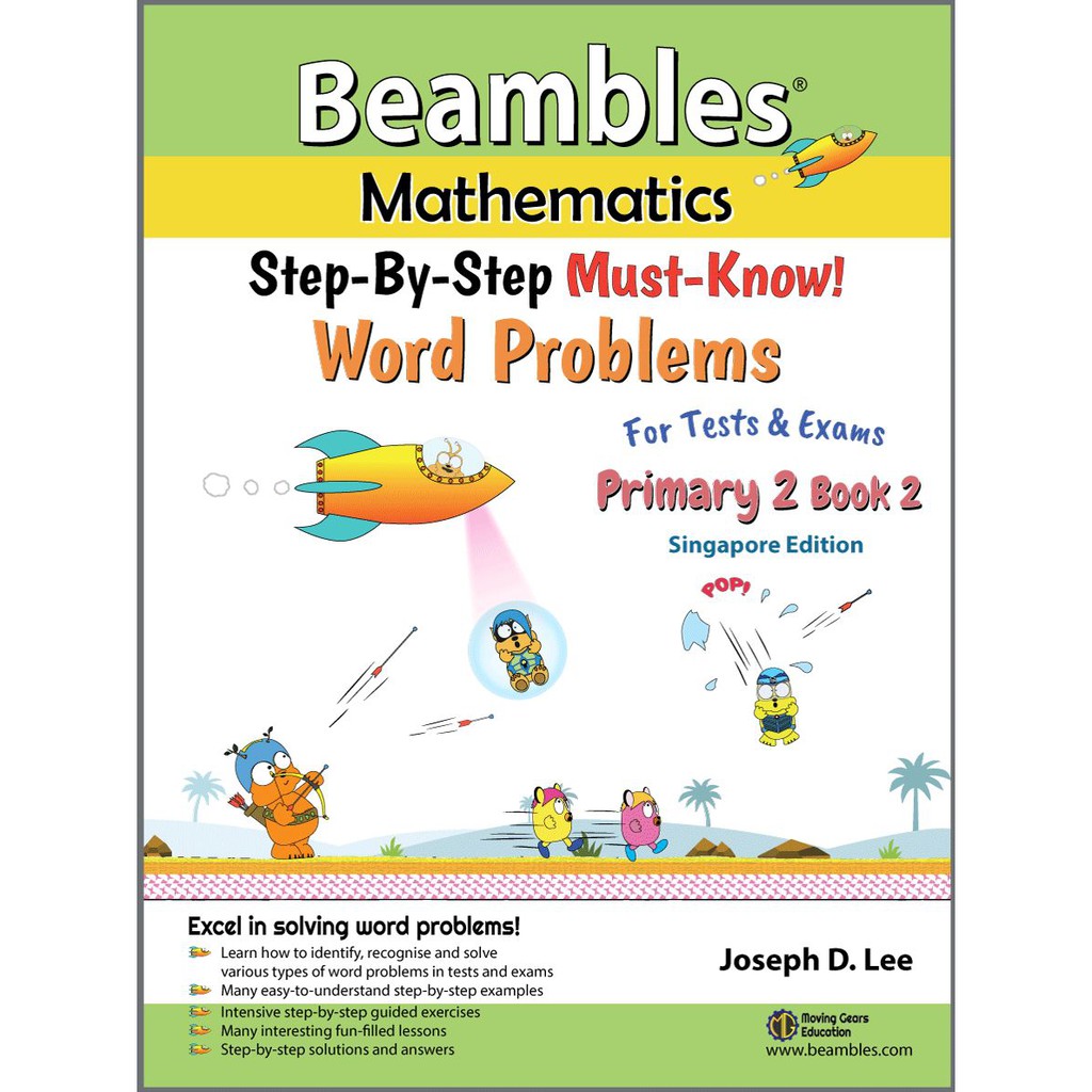 P2 Beambles Mathematics Maths Word Problems Primary 2 Math Book 2 (Primary 2 Maths Assessment Book) | Shopee Singapore