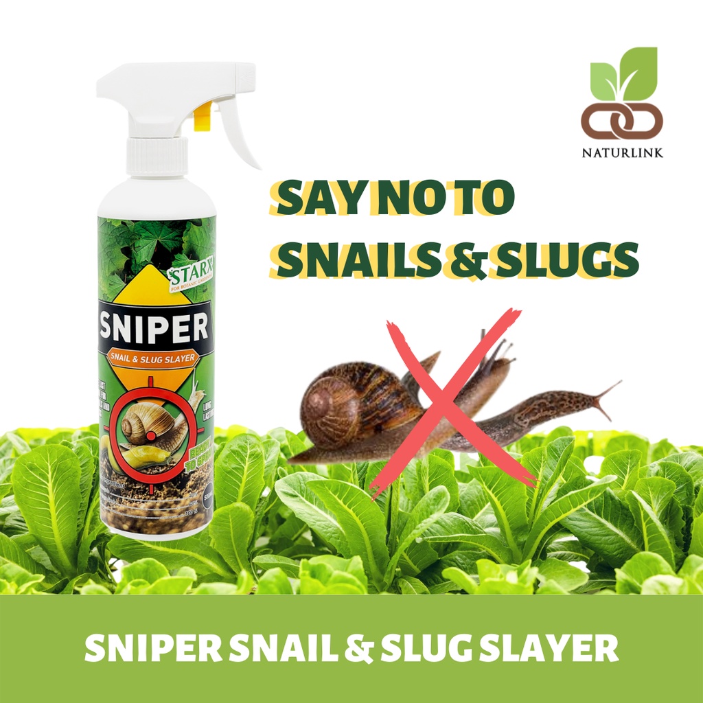 STARX SNIPER Snail & Slug Slayer Ready to Spray (500ml) Slugs, Snails