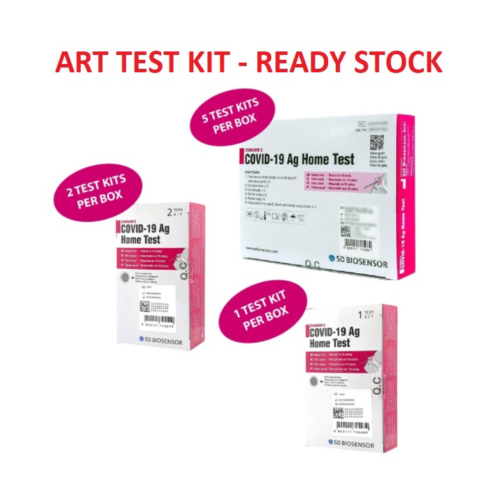 Bulk Quantity ART Test Kit SD BIOSENSOR Standard Q Covid19 Antigen Self Test Shopee Singapore