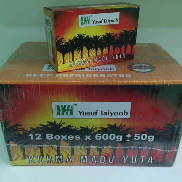 Hot Kurma Yusof Taiyoob Madu Yuta 500 Gram Shopee Singapore