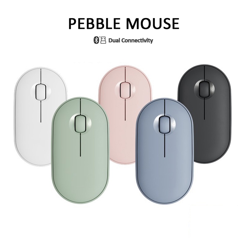 Wireless Bluetooth Mouse Stylish Silent Wireless Mouse Pebble Mouse