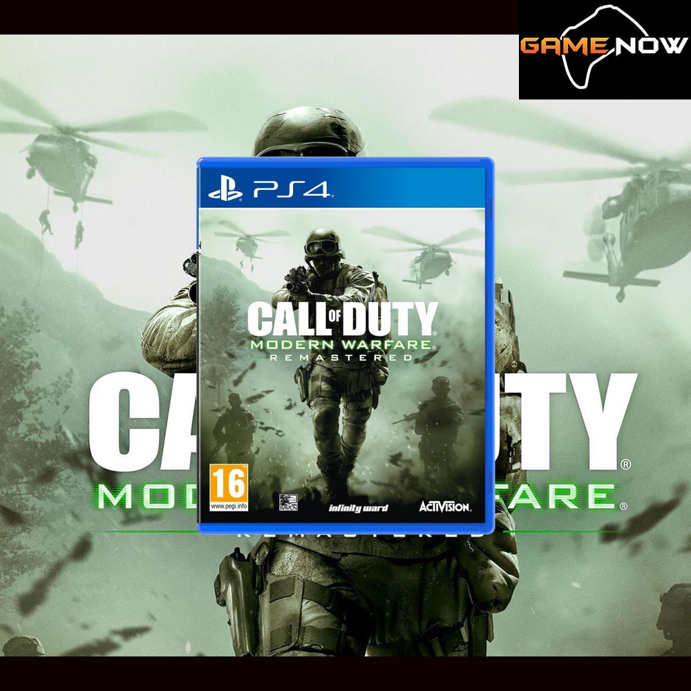 Call Of Duty Modern Warfare Remastered Ps4 Shopee Singapore