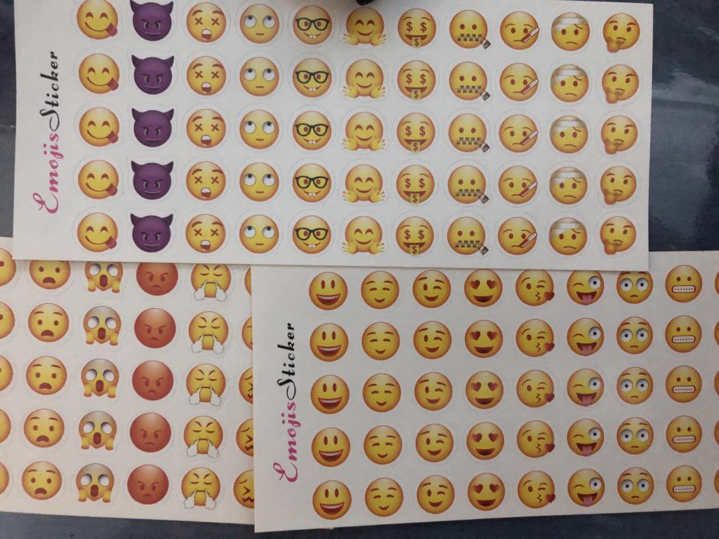 Emoji Stickers Mood Tracker Stickers Bullet Journal Shopee Singapore