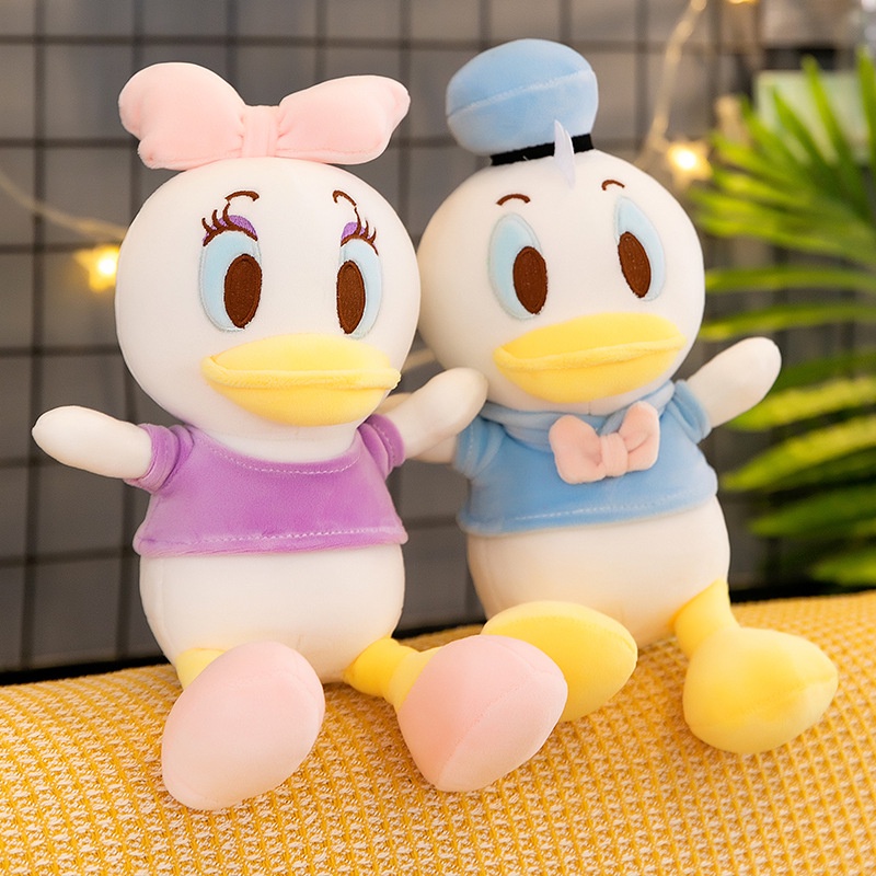 Cute Donald Duck Plush Toys Dolls Couples Holiday Gifts Baby Pillow Daisy Duck Soft Toys