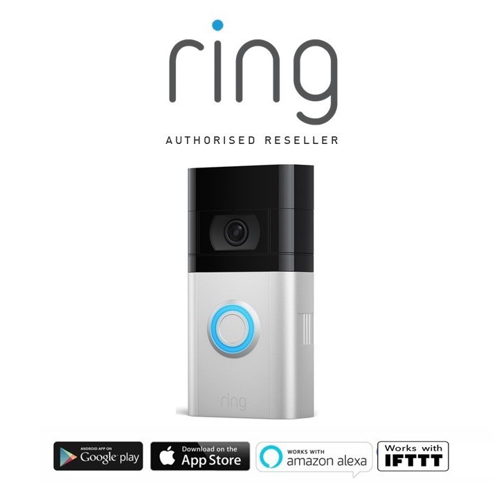 LATEST RING VIDEO DOORBELL 4 (WITH COLOUR PREROLL) Shopee Singapore