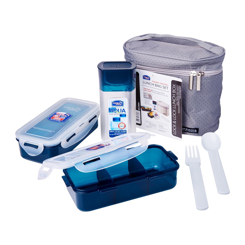 lock & lock lunch bag set