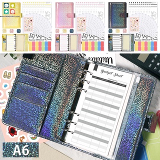 44pcs A6 Budget Binders Cash Envelopes for Budgeting Waterproof Shinny Budget Planner with Zipper BagsSHOPSBC3644 #0