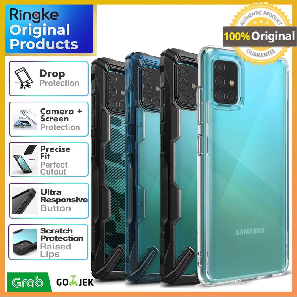 Original Compact Fusion X Case For Samsung Galaxy A51 A71 2020 Ultra Tough Casing Cover Shopee Singapore