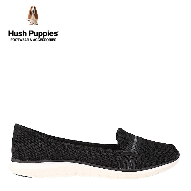 Hush Puppies Tricia Band Slip In Black Hush Puppies Tricia Band Slip In Black