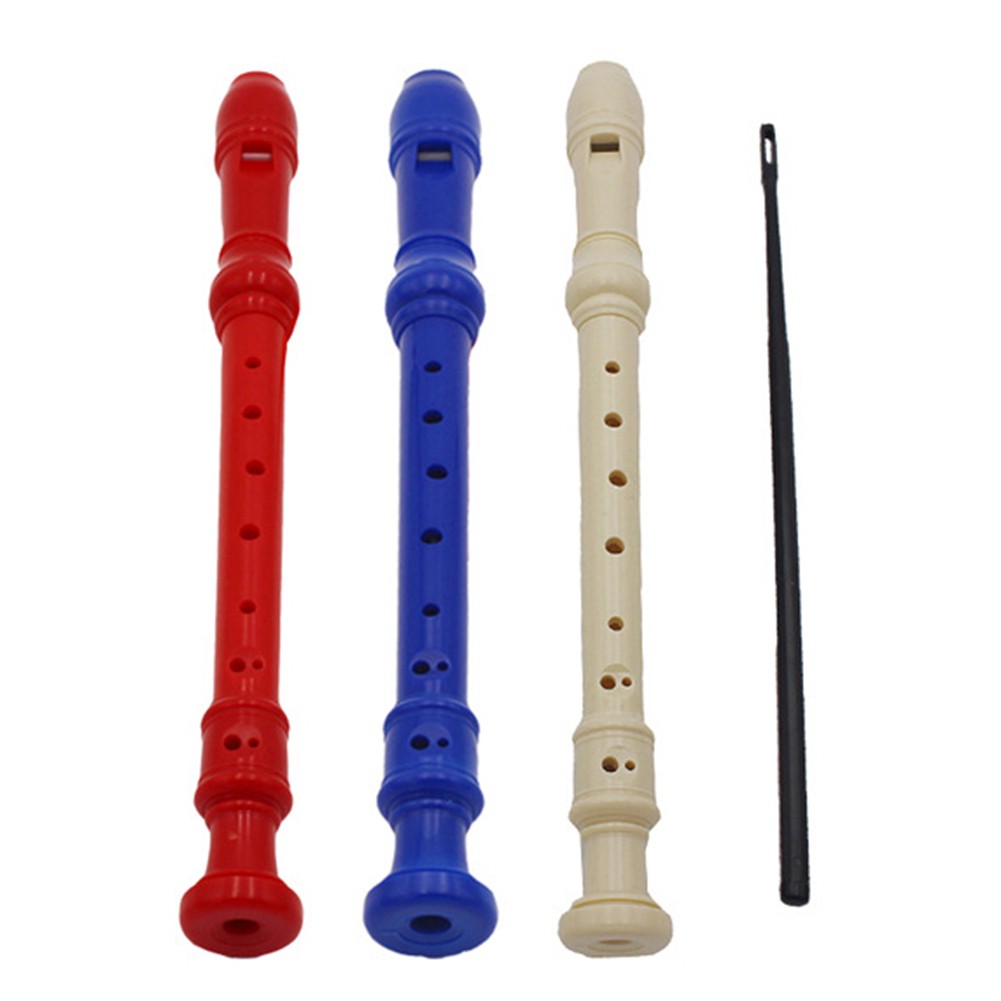 Soprano Recorder Clarinet for Beginner 8 Hole Kids Music Flute with Cleaning Rod and Instruction for Children Beginner Green 