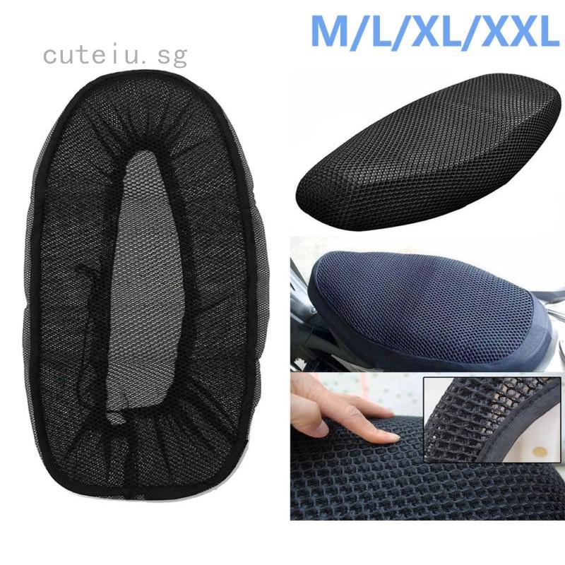 Breathable Mesh Non-Slip Motorcycle Moped Scooter Seat Covers Summer Sunscreen