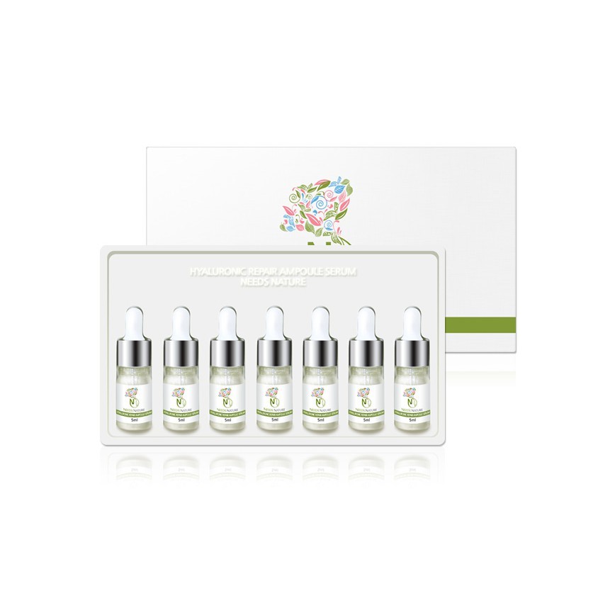 Needs Nature Hyaluronic Repair Ampoule Serum 5mlx7 Shopee Singapore
