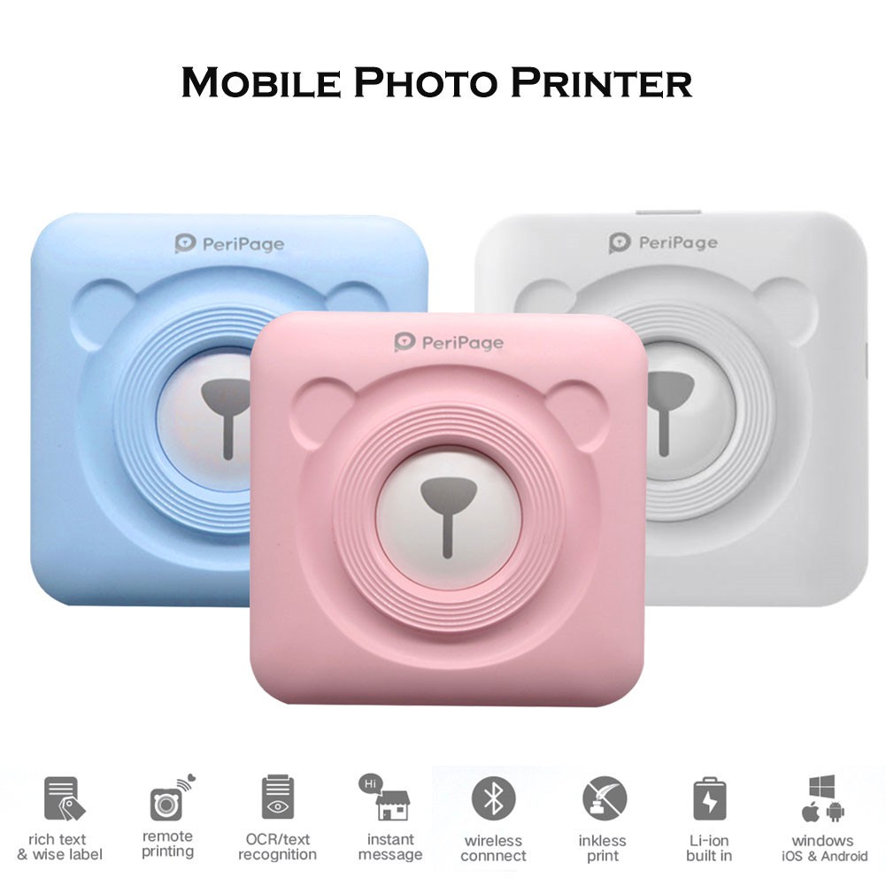 small camera with printer