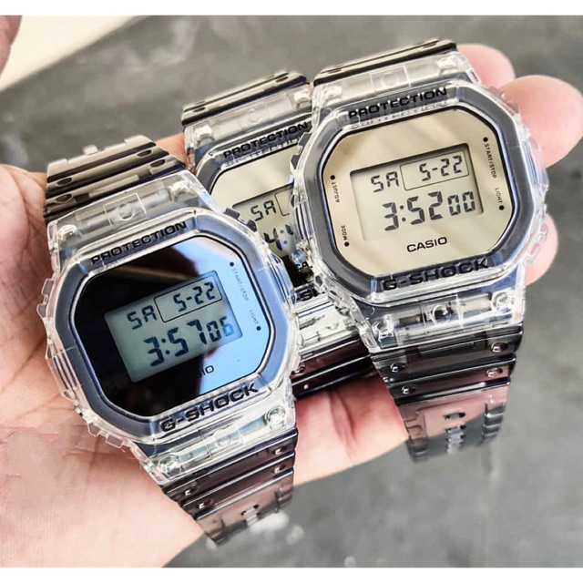 transparent casio