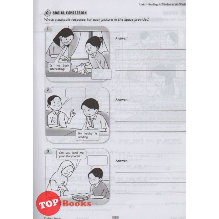 Topbooks Cemerlang English Year Rampaian Key 6 Kssr An Food Shopee Singapore