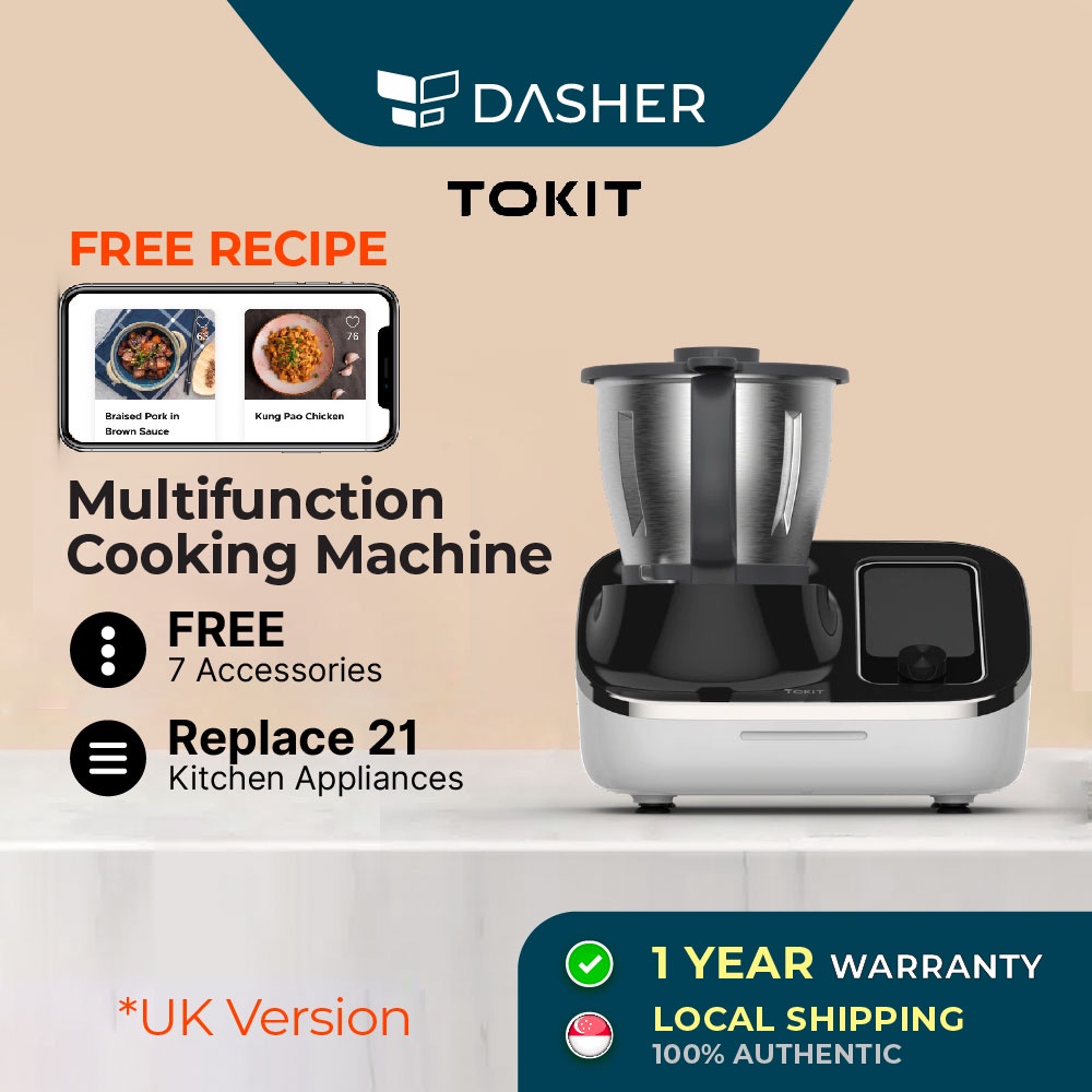 TOKIT Omni Cook 21 in 1 Smart Cooker App Controls Cloud Recipe Automate ...