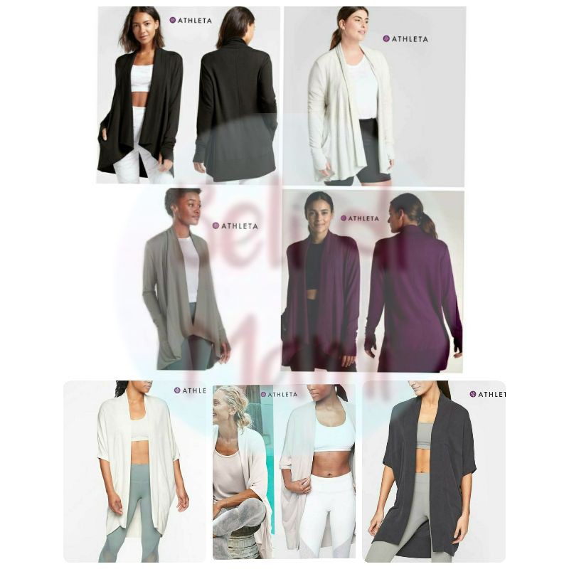 Athleta by GAP Wrap Cardigan Size 2XS, XS, S, M, L, XL Shopee
