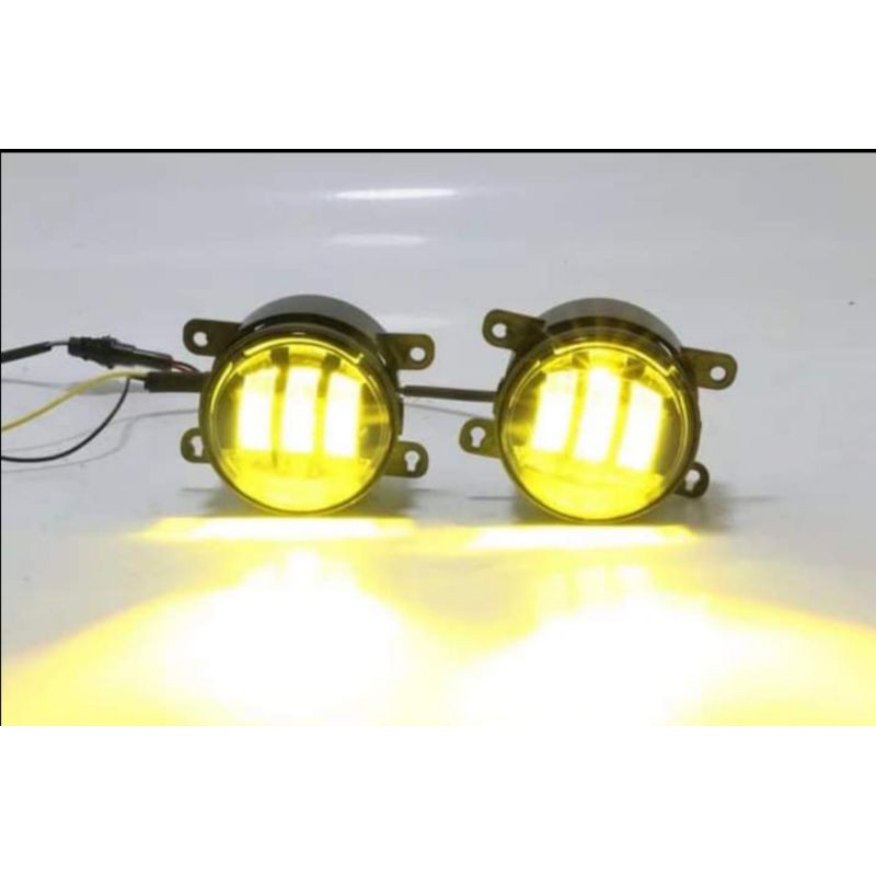 Toyota Honda Perodua Led Fog Lamp Alza Myvi Lagi Best Bezza Vellfire Vios City Civic Wish Foglamp With Signal Lamp Shopee Singapore