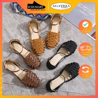 Image of [BY SCHUMART] *RESTOCKED* Agathia Basic Buckled Sandals (218-2)
