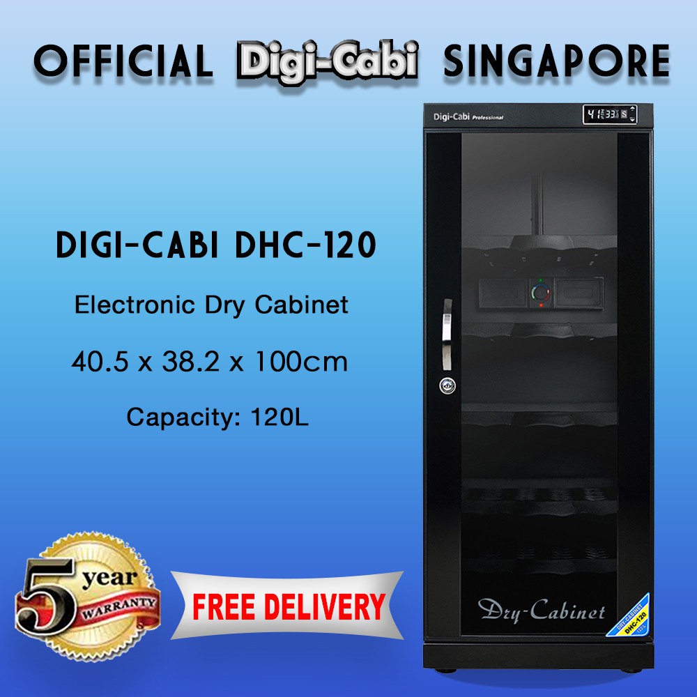 Digi Cabi Dry Cabinet Dhc 120 Shopee Singapore