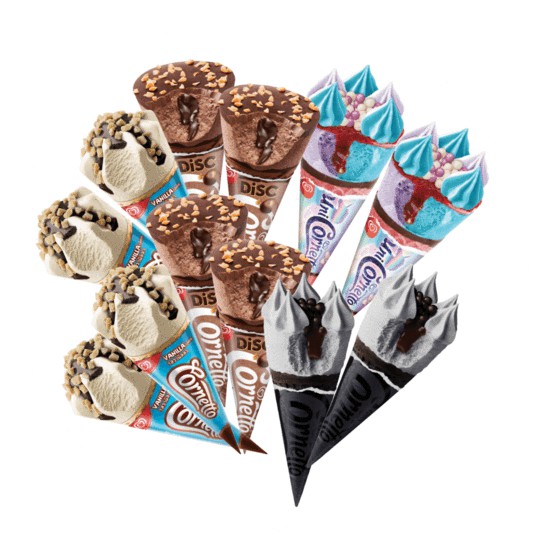 Bundle Of 12 Cornettos Cornetto Hojicha Unicornetto Vanilla Classic Chocolate Package C1 Ice Cream Kombi Deal Shopee Singapore