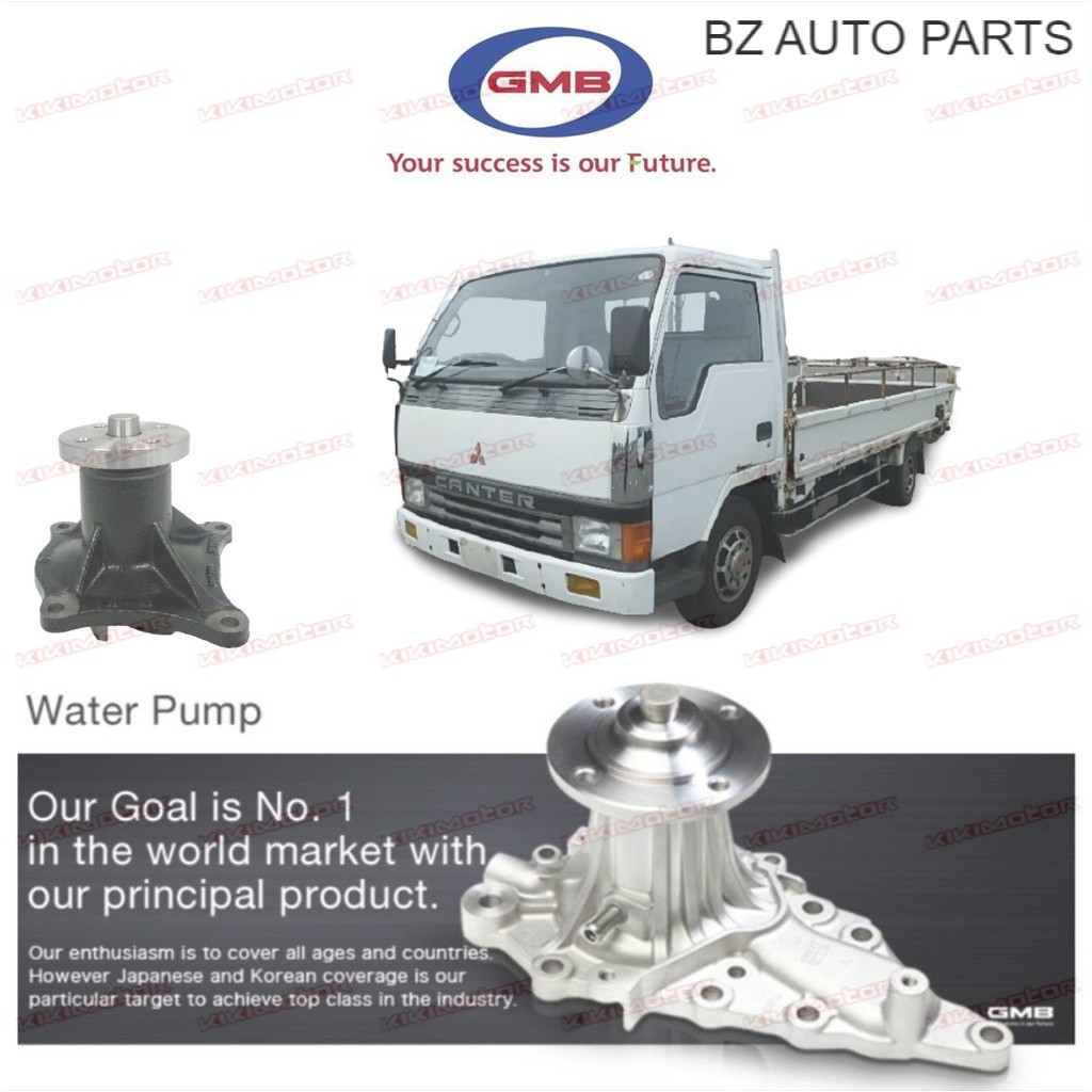 Gmb Water Pump Gwm 33a For Mitsubishi Canter 3 Ton 4d30 4d31 4d32 Shopee Singapore