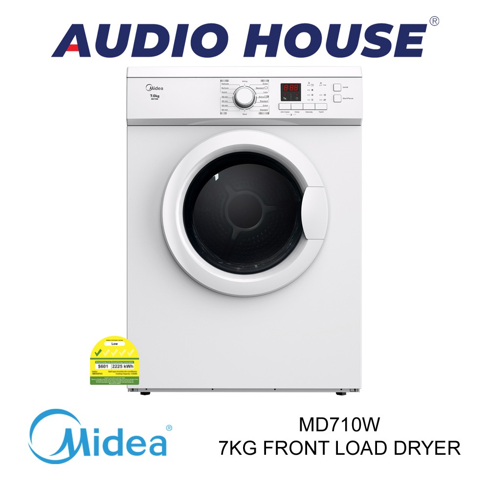 MIDEA MD710W 7KG FRONT LOAD DRYER ***2 YEARS MIDEA WARRANTY*** Shopee