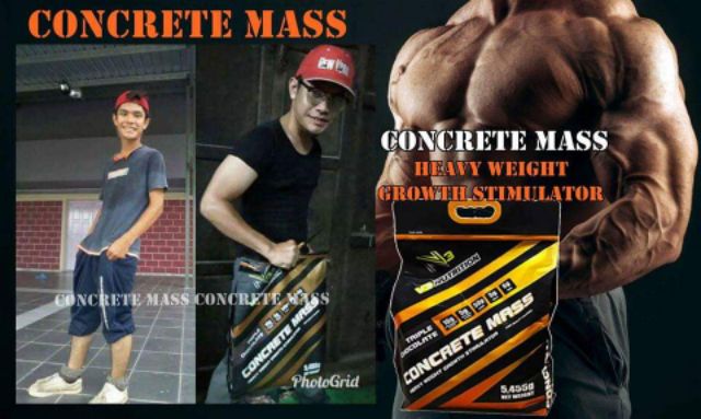 Susu Gemuk Concrete Mass Weight Gainer 5 5kg New Formla Shopee Singapore